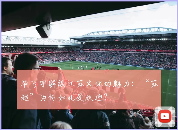 毕飞宇解读江苏文化的魅力：“苏超”为何如此受欢迎？